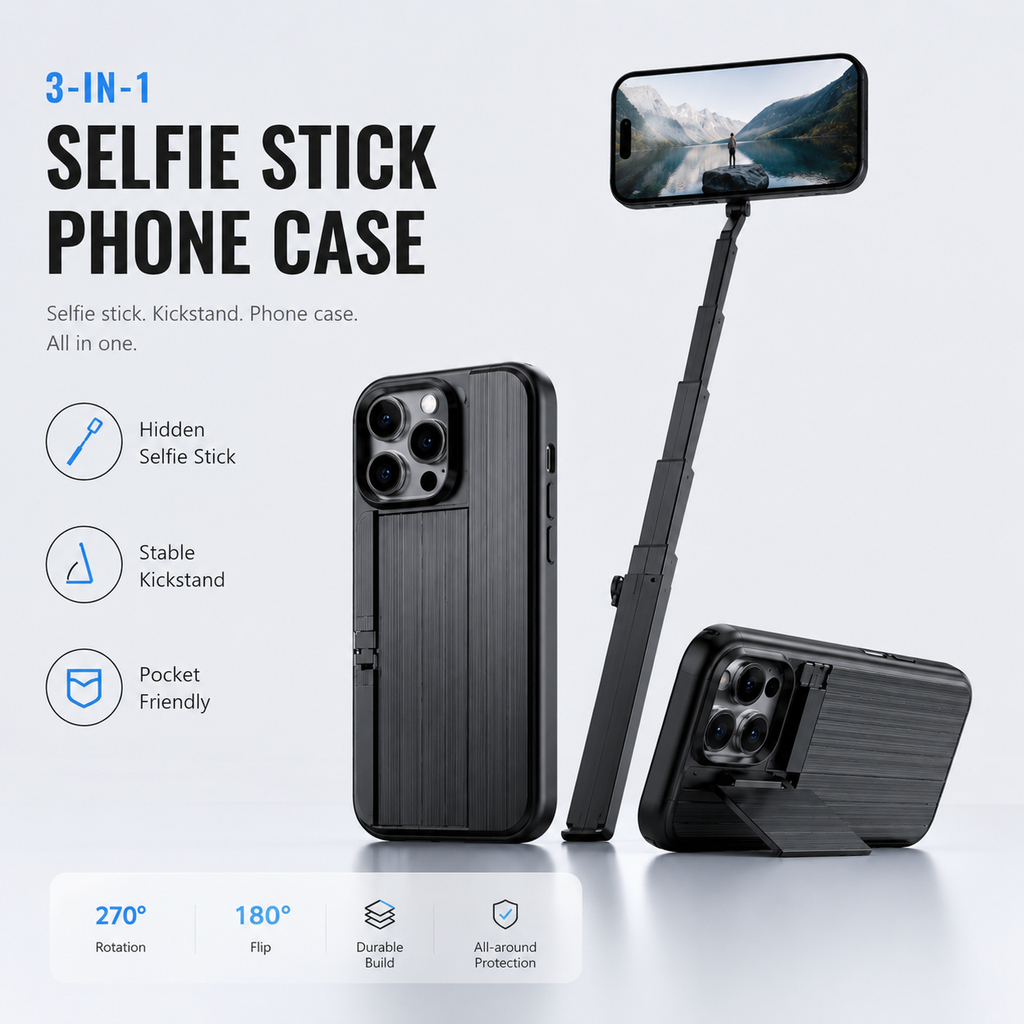 Selfie Stick Phone Case